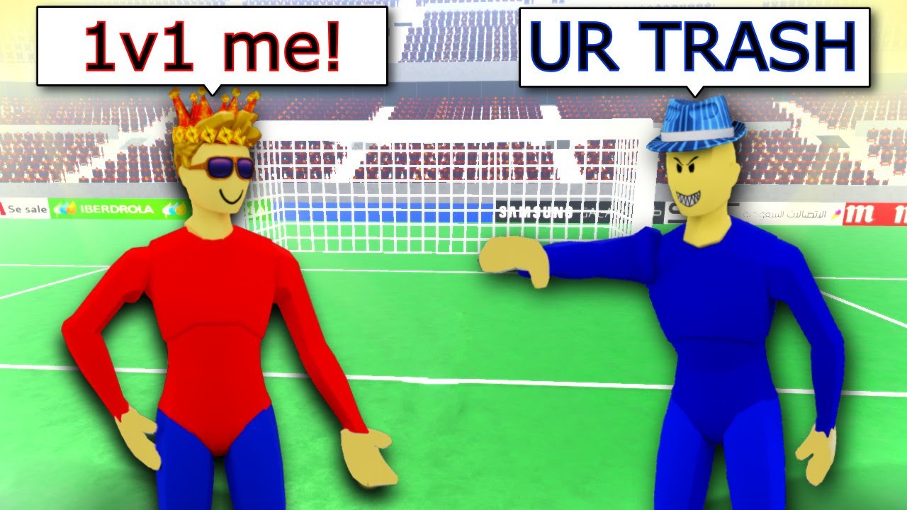 Я встретил ТОКСИЧНОГО ребенка... и я сразился с ним 1 на 1 (Реалистичный уличный футбол Roblox)