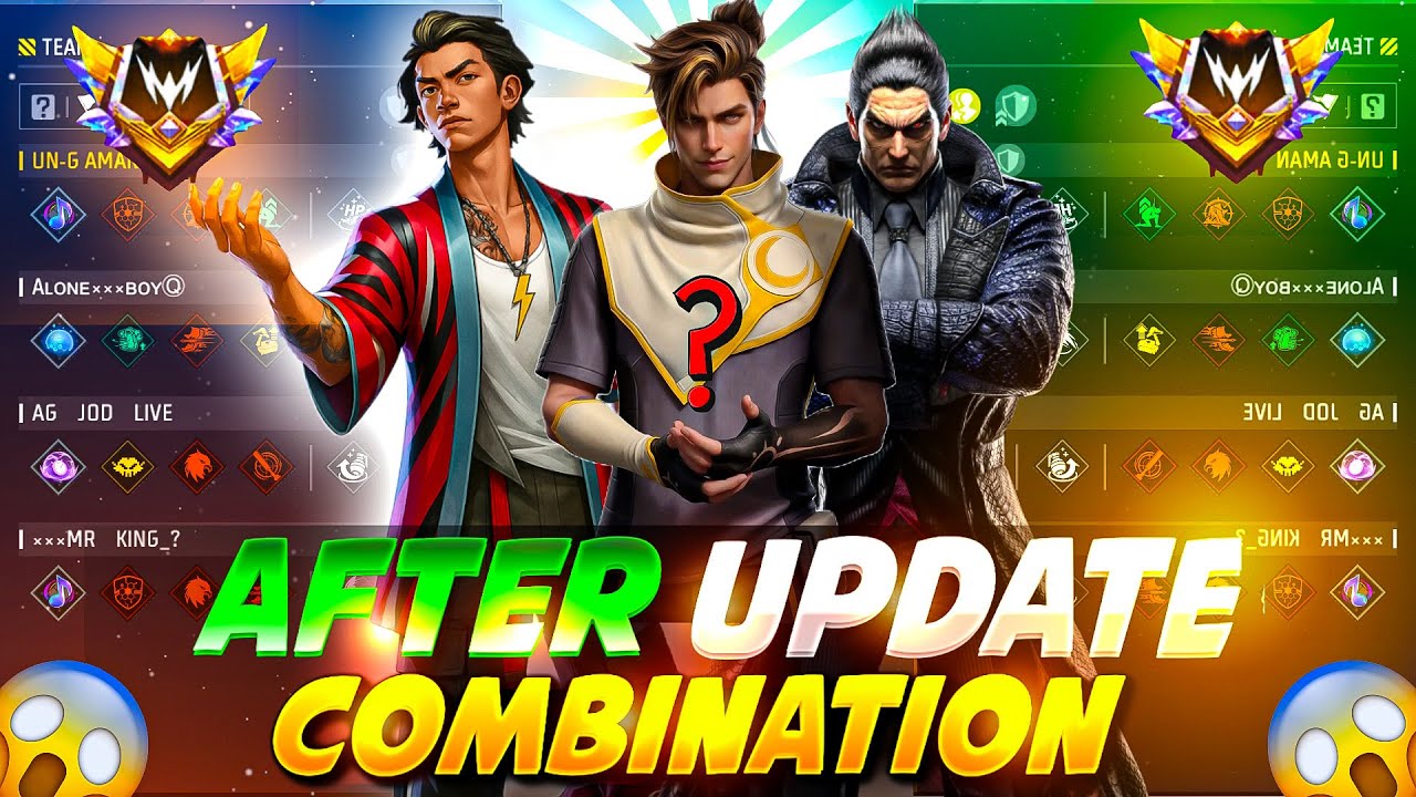 AFTER UPDATE OB - 54 NEW COMBO☠️ | best character skill for cs rank | Cs rank best character skill