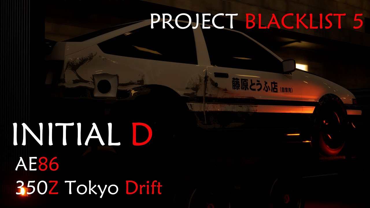 Initial D Project BLACKLIST 5 [Unreal Engine 5 Cinematic]