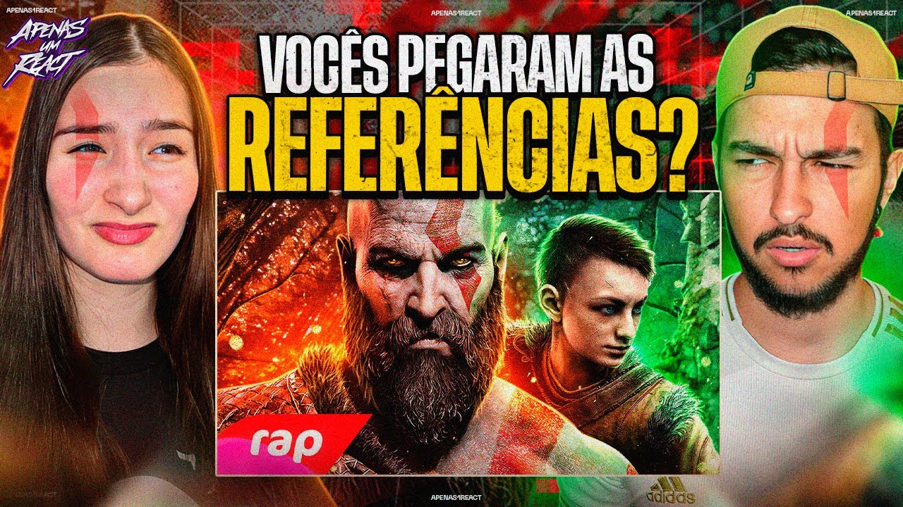 Apenas um react | Rap do Kratos e Atreus - Nós somos Deuses | 7mz Nerd Hits (God of War)