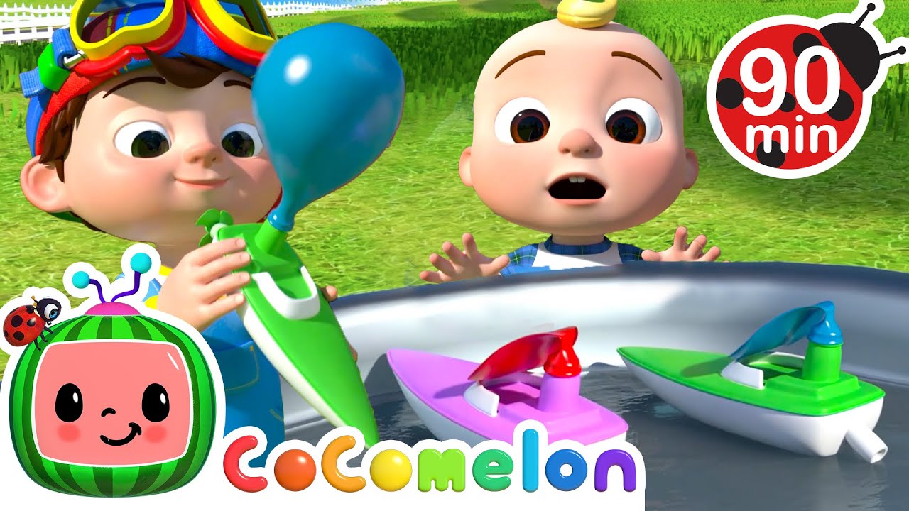 Balloon Boat Race | CoComelon | Nursery Rhymes for Babies