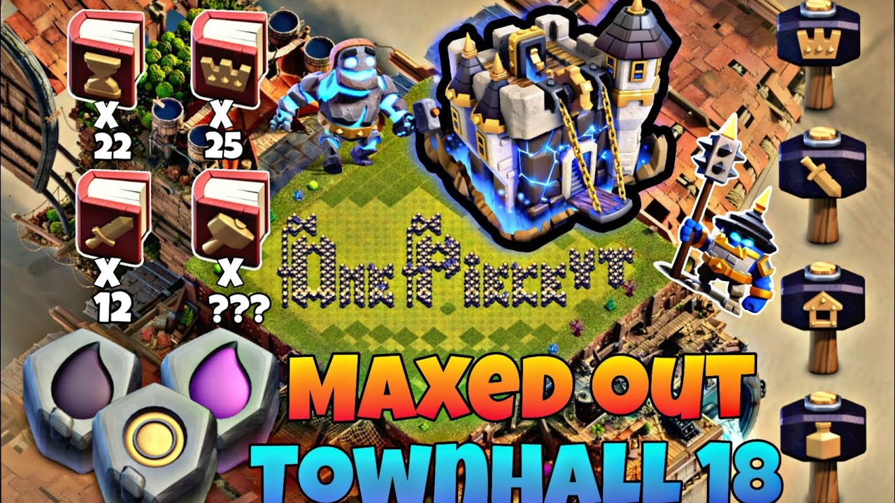 MAXED Out Town Hall 18 | Unlimited Spending (Upgrade Guide) #clashofclans #townhall18 #supercell