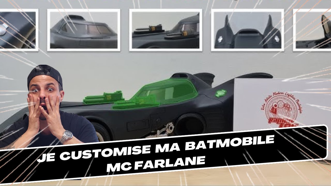 Je Customise ma Batmobile McFarlane