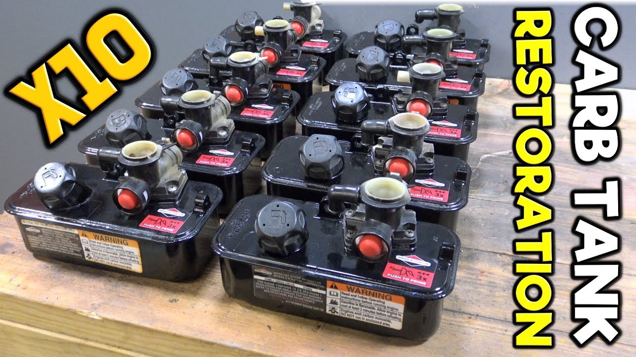 X10 RESTORATION Briggs & Stratton Carburetor Tanks