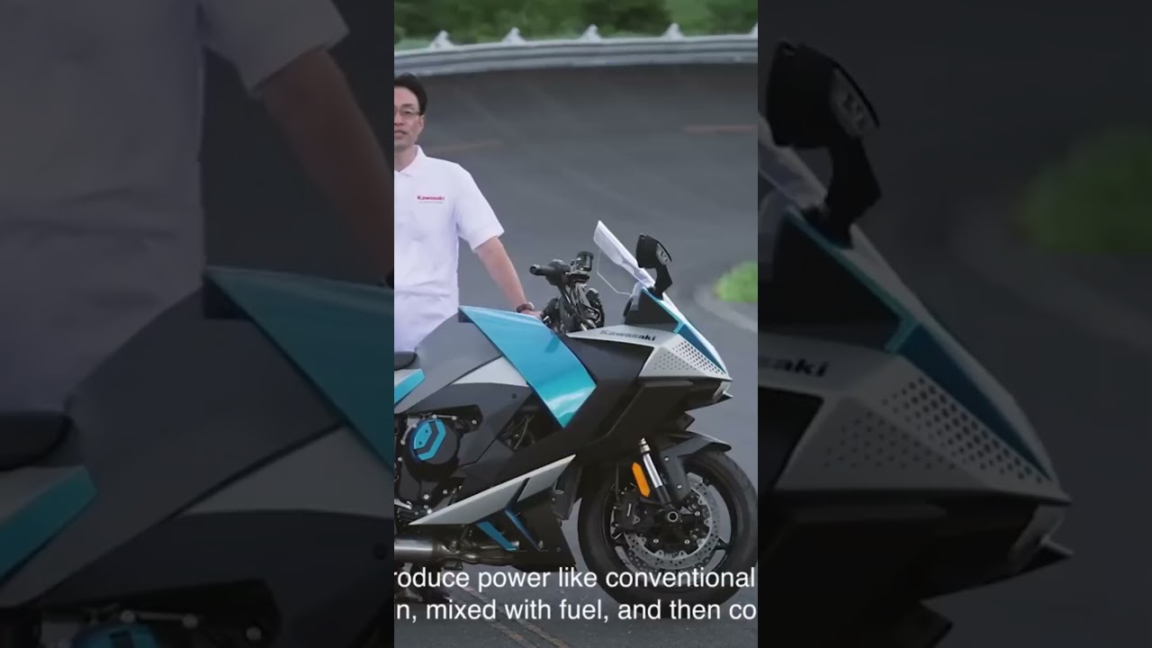 Kawasaki Hydrogen ICE Motorcycle – A moto do FUTURO que bebe HIDROGÊNIO!