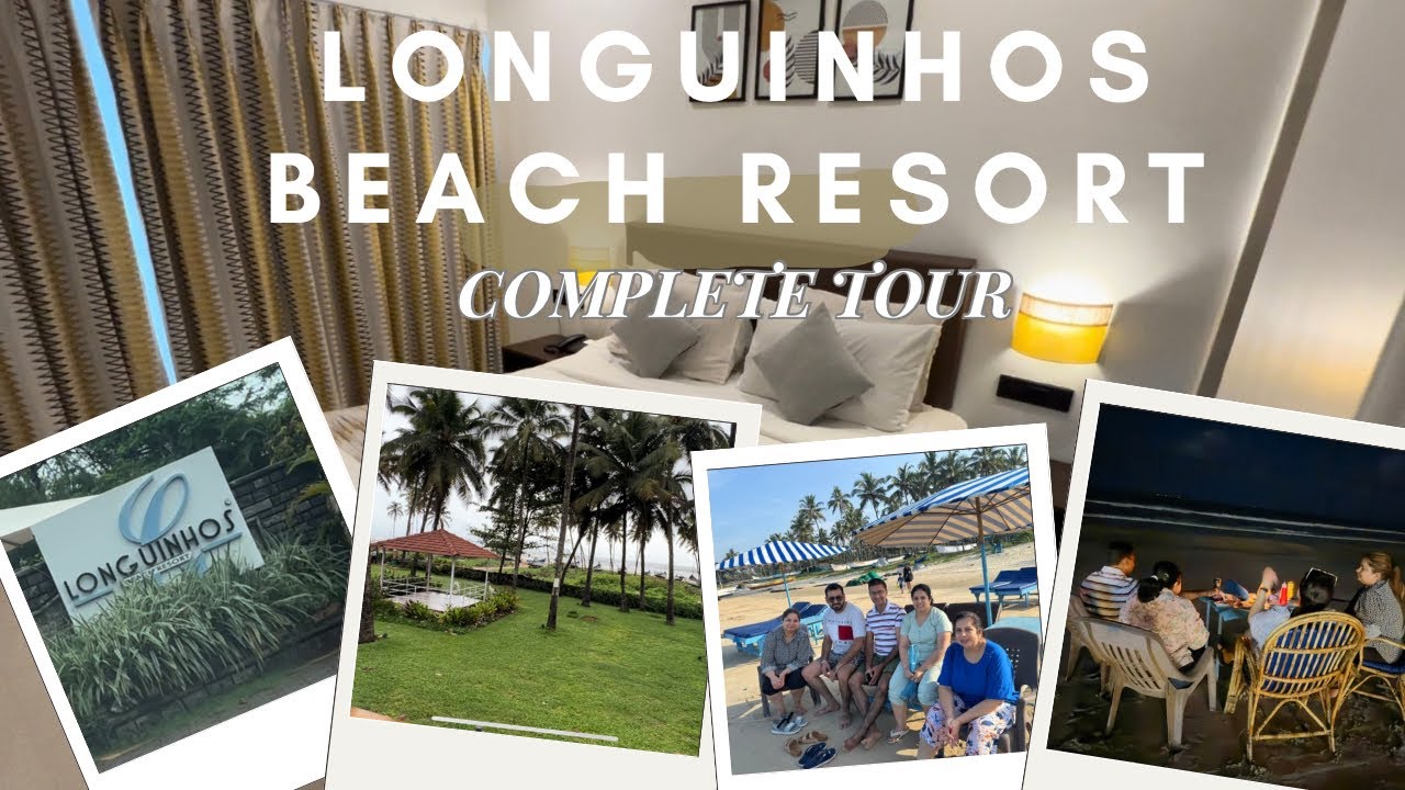Beach Facing HOTEL In Goa | LONGUINHOS BEACH RESORT | Phir Se Pahunch Gye Goa 