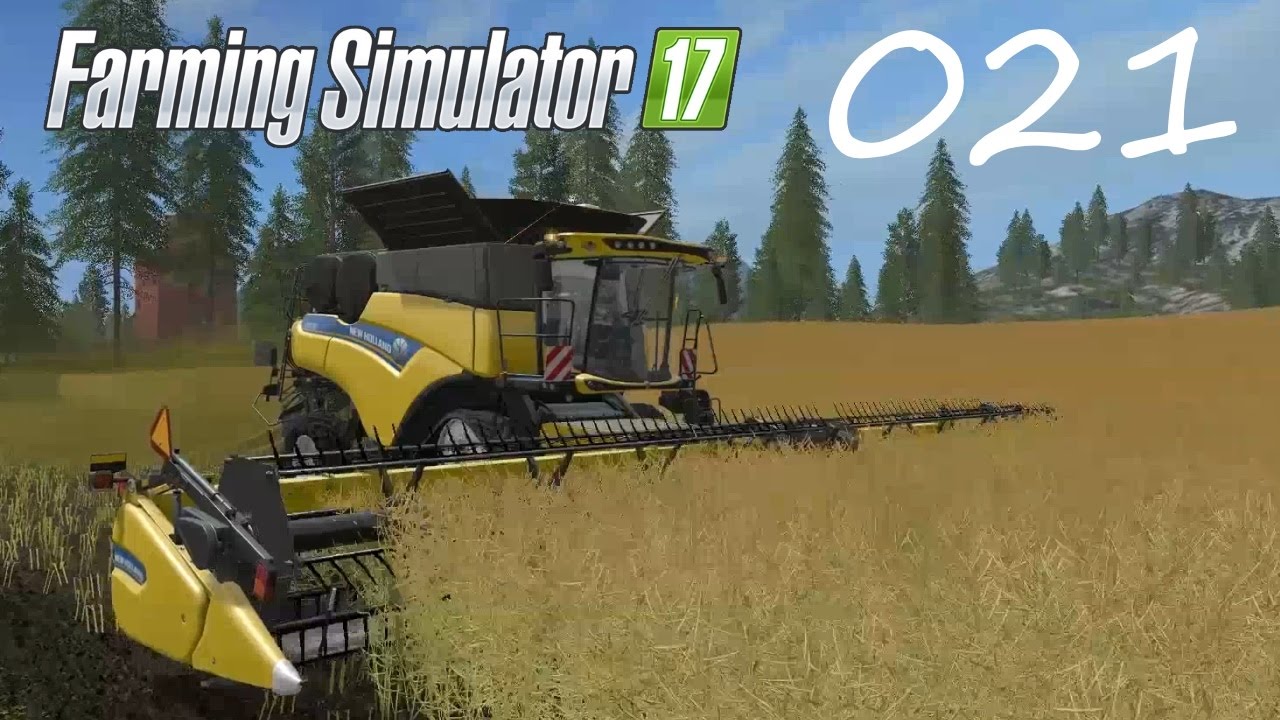 Rapsernte (Zeitraffer) | Landwirtschafts-Simulator 17 #021 | LS17 German