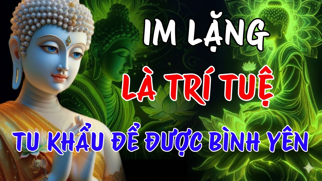 IM LẶNG LÀ TRÍ TUỆ - LỜI PHẬT DẠY KHIẾN BẠN BUÔNG BỎ MỌI PHIỀN NÃO TRONG CUỘC SỐNG,NGHE ĐỂ TỈNH THỨC