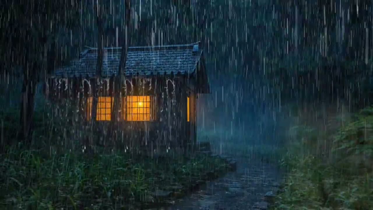 ASMR Stormy Rain Sleep | Heavy Rainstorm Sounds for Deep Relaxation and Peaceful Sleep