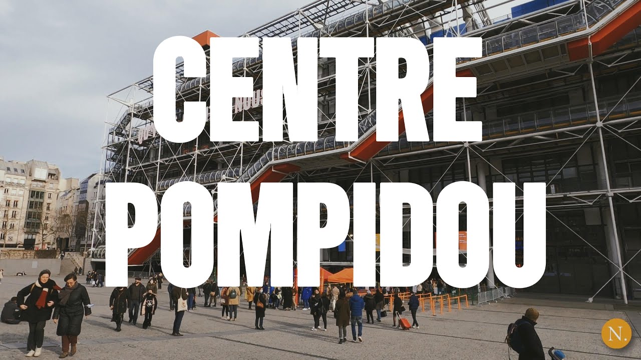 CENTRE POMPIDOU in Paris France | Renzo Piano and Richard Rogers I 4K