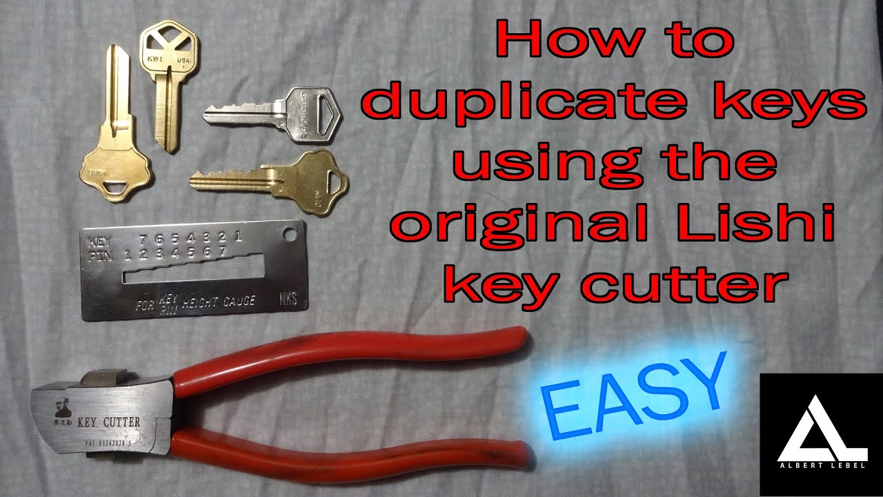 #348 How to duplicate a key with the Lishi key cutter