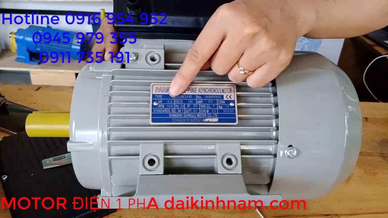 MOTOR ĐIỆN 1 PHA | 1 PHASE ELECTRIC MOTOR | 三相电动机 - daikinhnam.com
