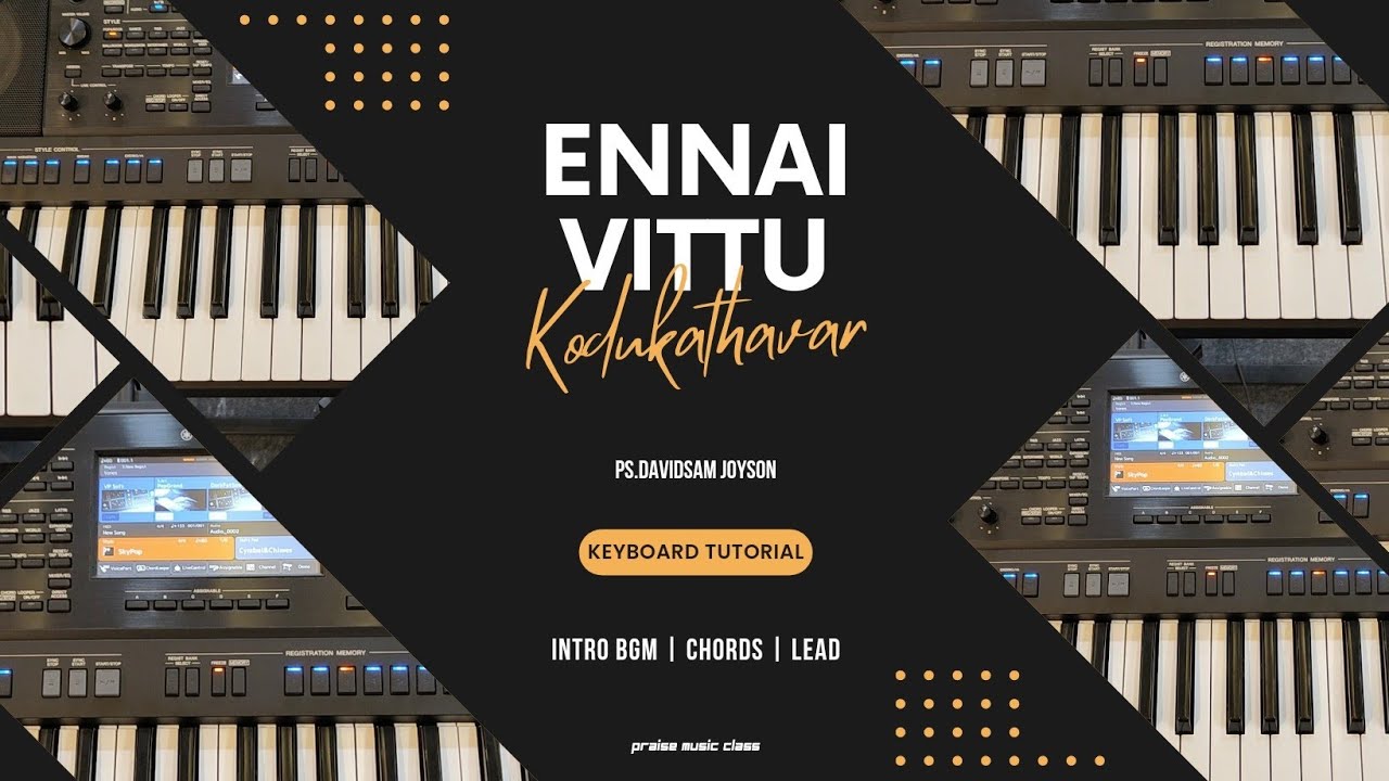 ENNAI VITTU KODUKATHAVAR | Keyboard Tutorial - Chords & Lead | Tamil Christian Song | PMC
