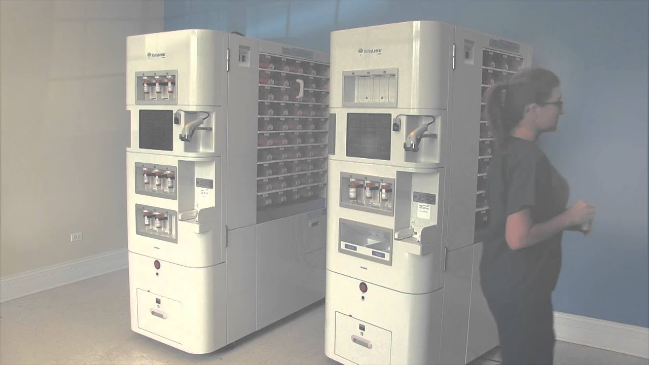 Les robots KL60 et KL100, par les pionniers de l'automatisation des pharmacies, Kirby Lester