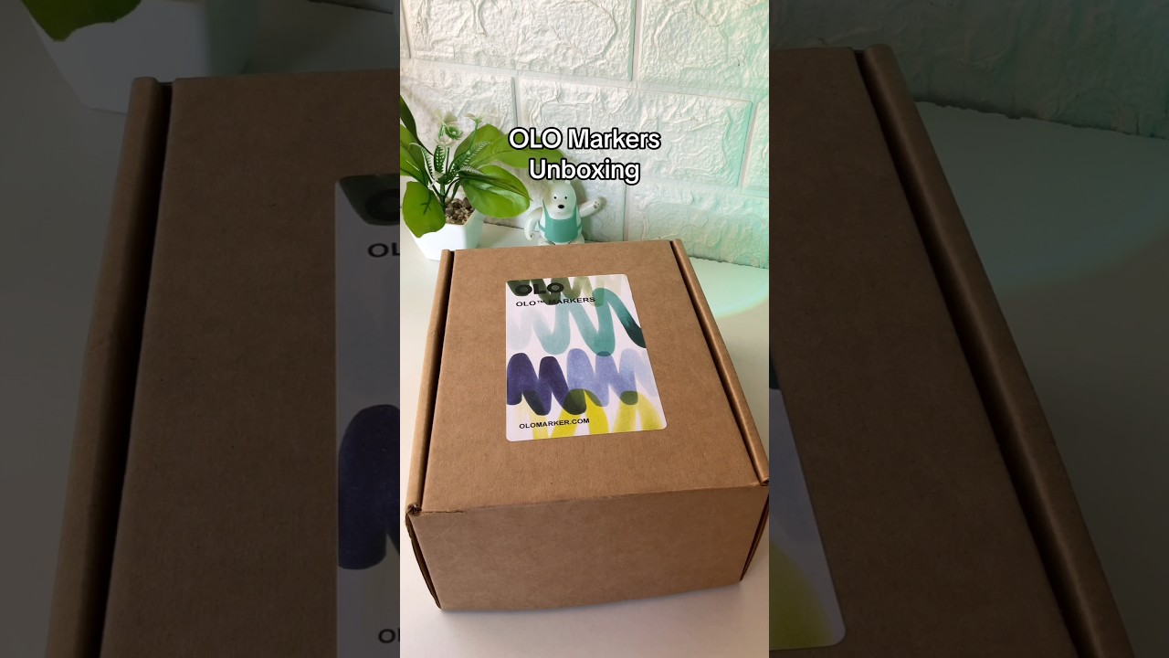 OLO Markers Unboxing ✨ #shortvideo #shorts #unboxing #art #markers