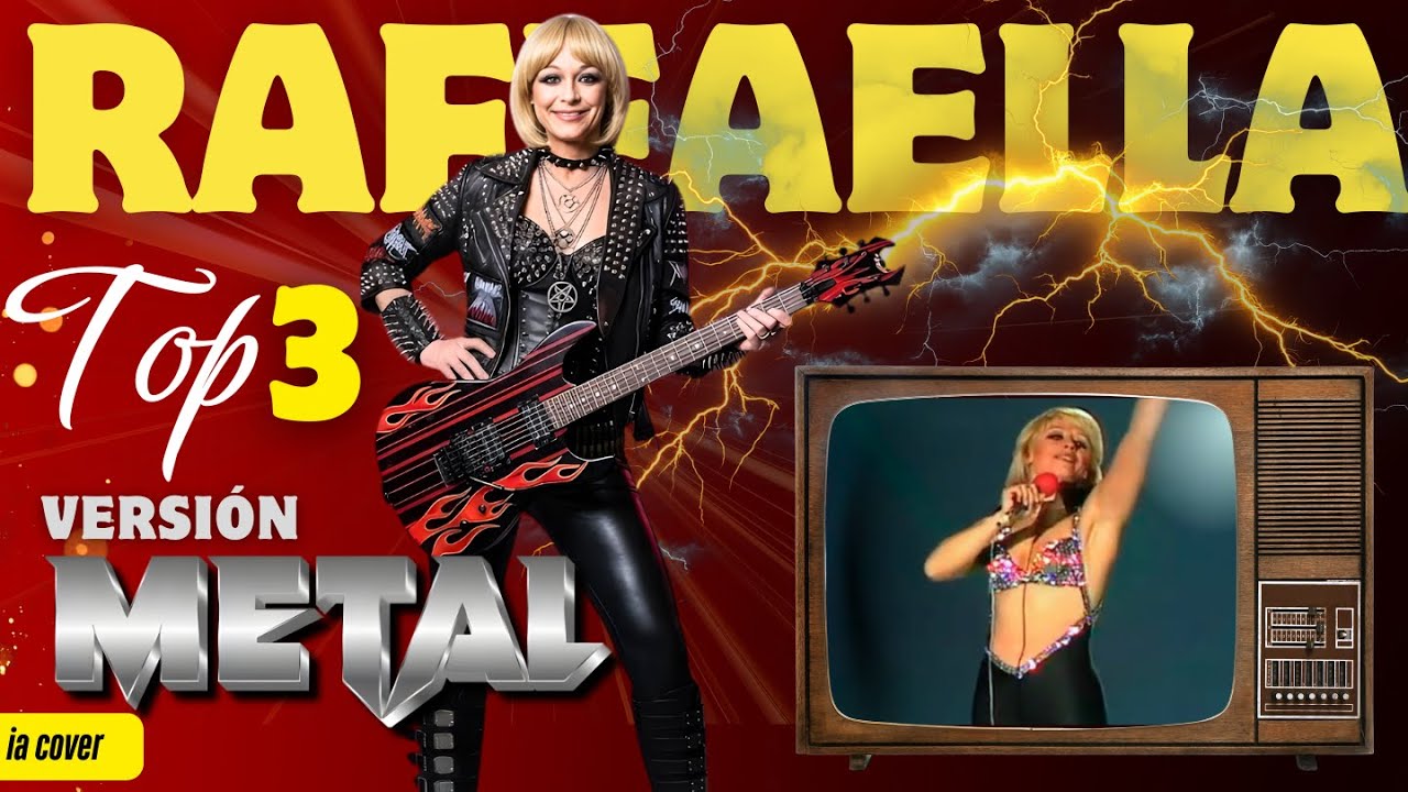 ¿Infravalorada? Raffaella Carrà- Éxitos Metal Remix (cover IA)