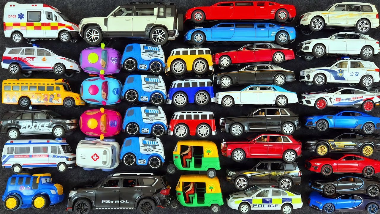Epic Toy Car City! Huge Diecast & Plastic Vehicle Collection!