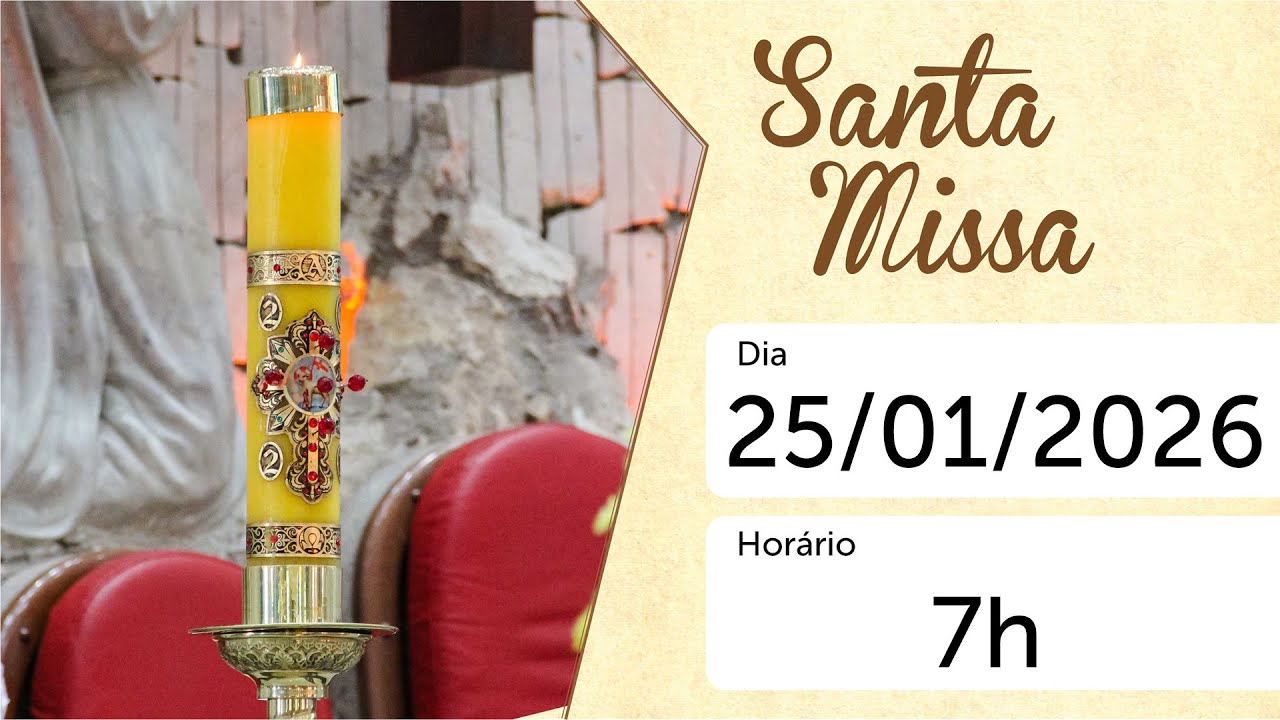 SANTA MISSA - 25/01/2026 – 7h - AO VIVO - PARÓQUIA ESPÍRITO SANTO