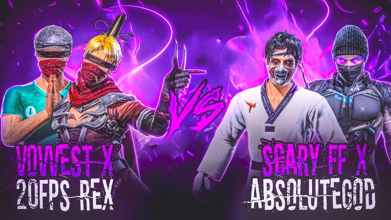 SCARY FF & @absolutegodff VS @bobbeyffxz @zpsix 🔥 l Friendly match 🤍🌍