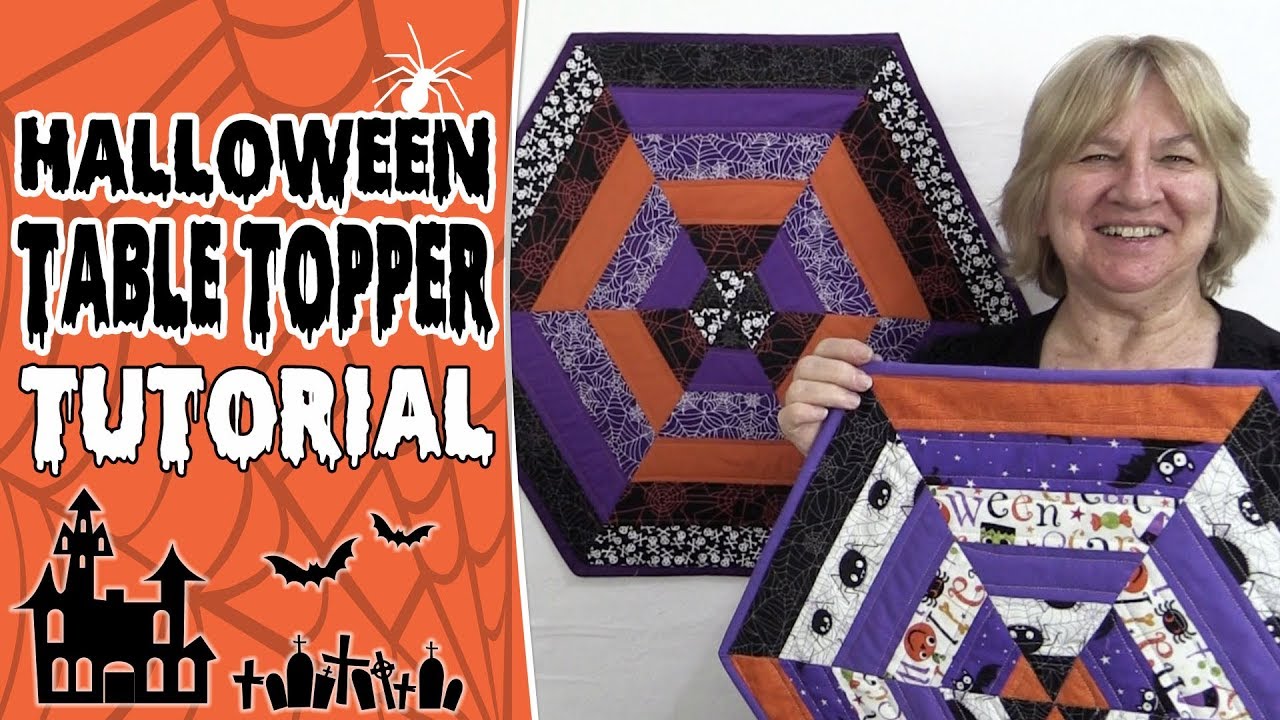 Halloween Table Topper Tutorial