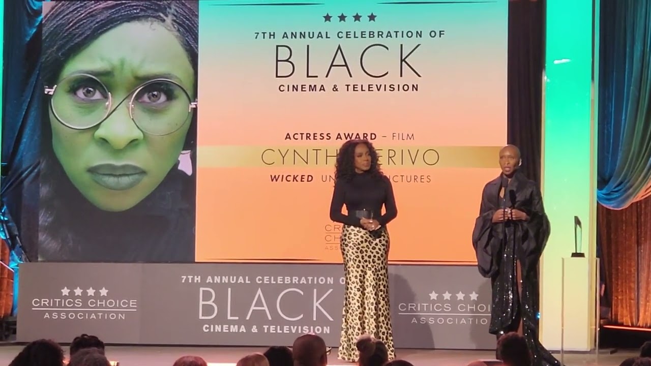 Cynthia Erivo on winning Actress Award at 2024 Celebration of Black Cinema and Television