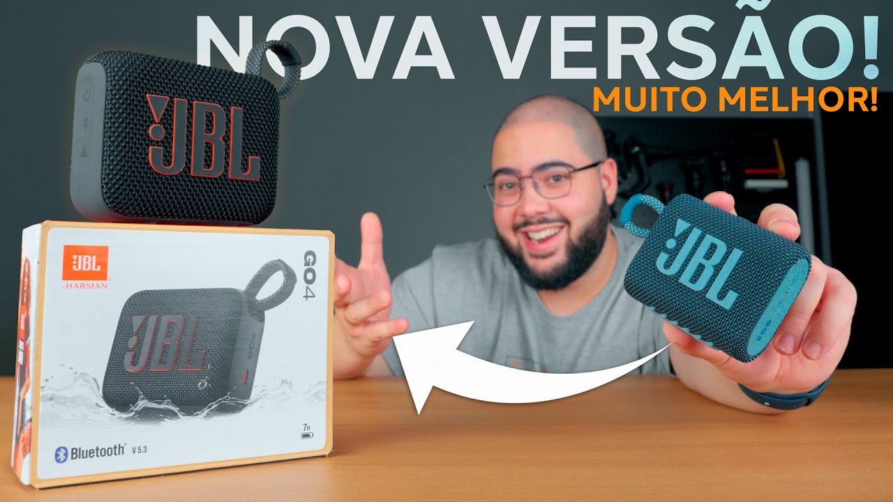 Nova JBL Go4! 🔥 A Caixa de Som Mais Vendida da JBL está Ainda Melhor! Tem Até Aplicativo!