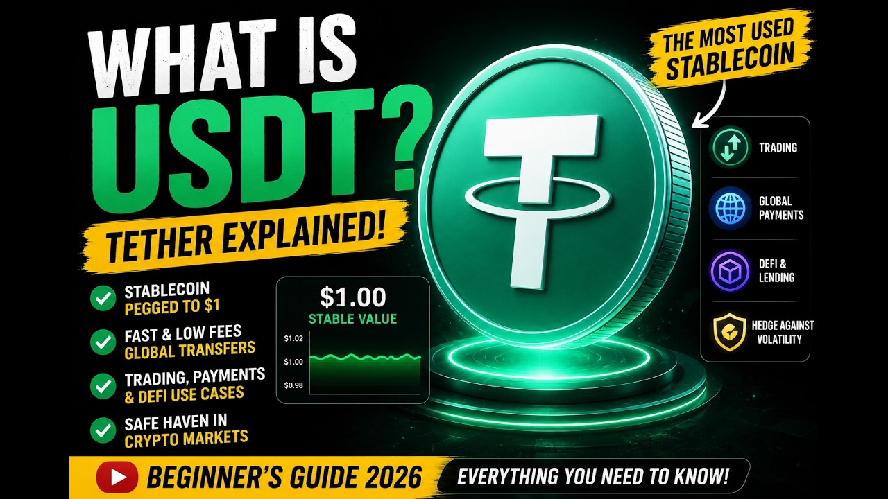 USDT Explained in 7 Minutes | What is Tether & How Does It Work?