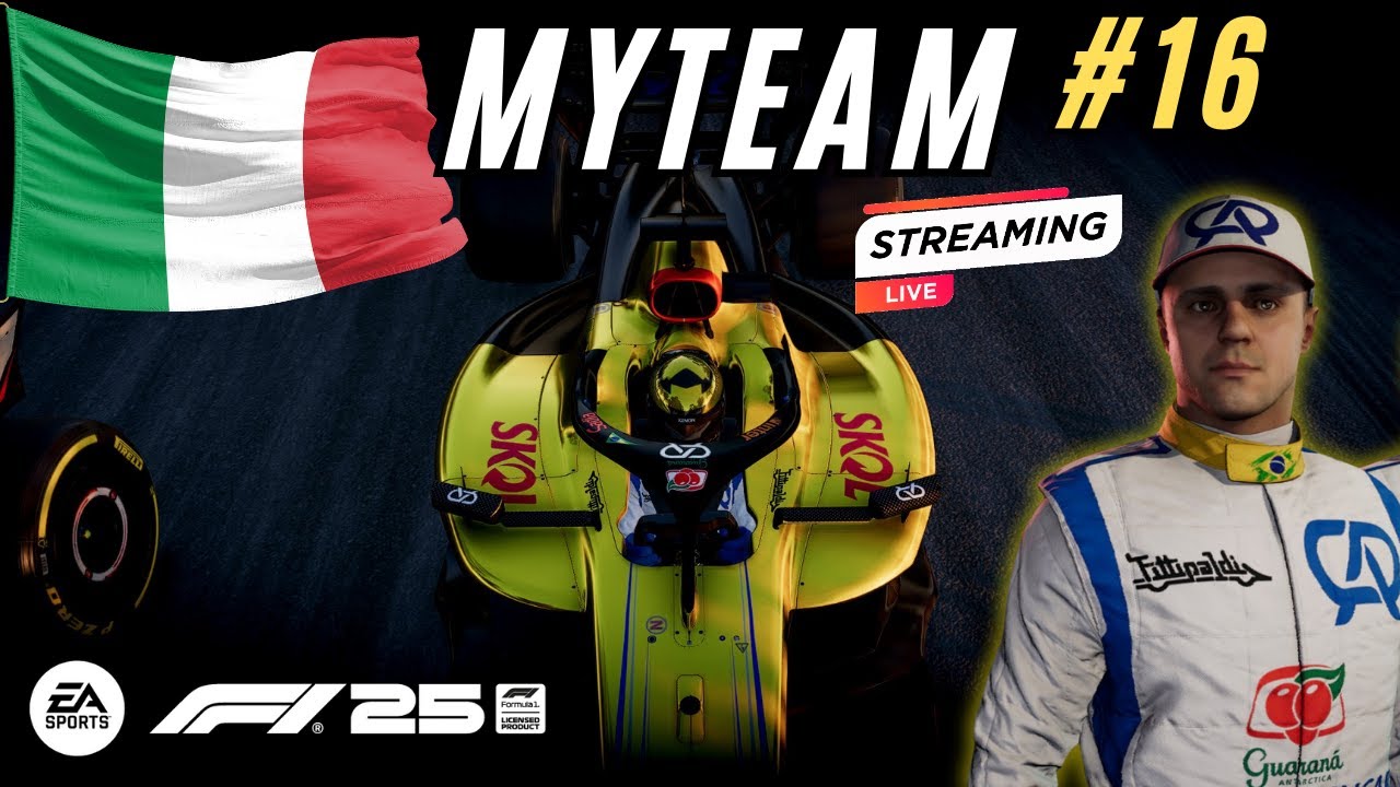 A COPERSUCAR Está de Volta no F1 25 | Equipe Brasileira no MyTeam em 2K Gp de Monza!