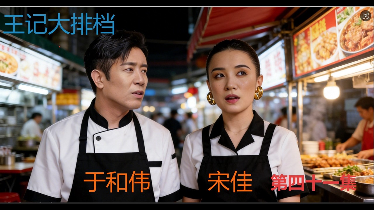 王记大排档41 王老板与记者