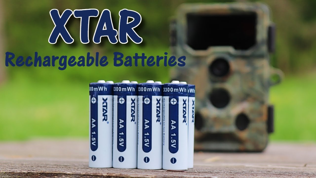 XTAR Rechargeable Batteries in trail cameras: AA Lithium 3300mWh High Performance Constant Volt
