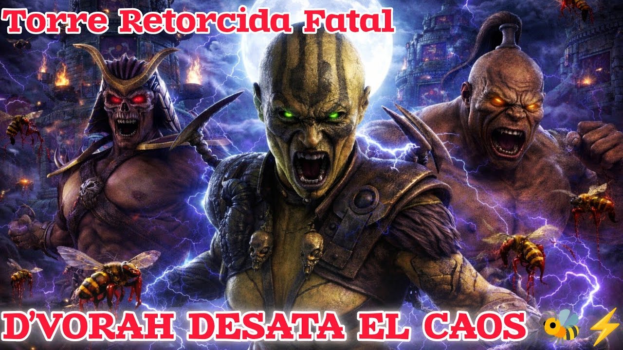 D’VORAH DESATA EL CAOS 🐝⚡ Batalla 200 FATAL Torre Retorcida | MK Mobile