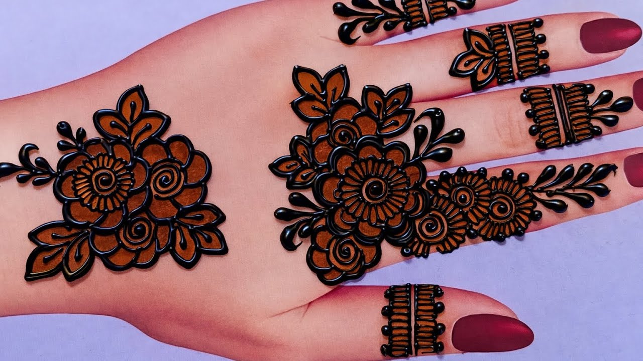 Stylish Back Hand Mehndi Design | Latest Back Hand Mehndi Design | Simple & Stylish Back Hand Mehndi