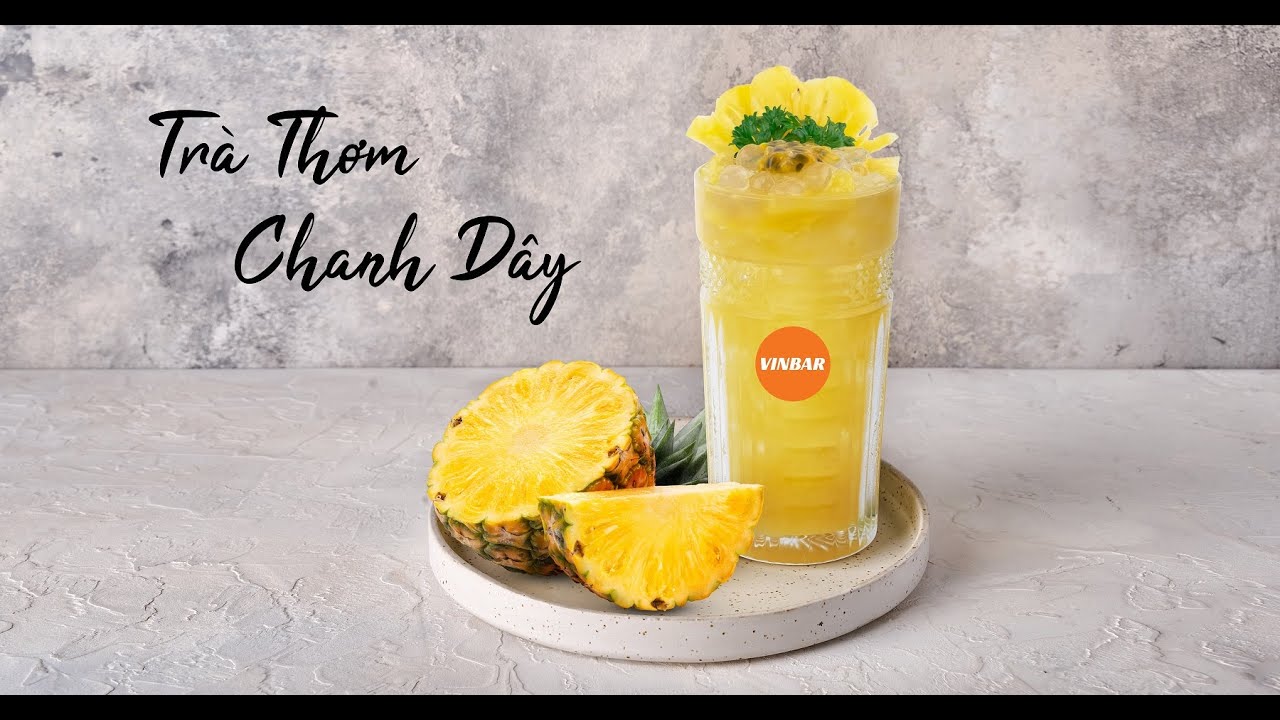 Hướng Dẫn Cách Làm Công Thức Pha Chế Trà Thơm Chanh Dây Tươi | Vinbar #drink #vinbar #viral #trend