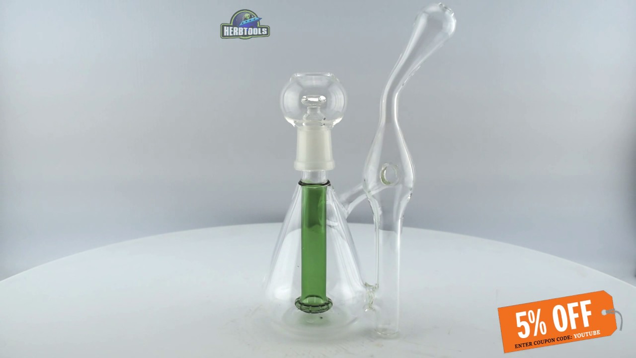 GRACE GLASS RECYCLER OIL RIG  [HD] [HERBTOOLS]
