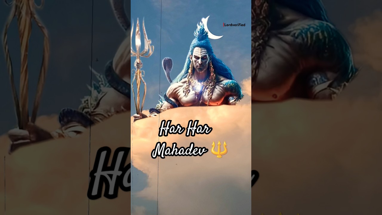 Badlo me hue Bholenath ke Darshan 🥹🙏🏻 Har Har Mahadev 🔱💕 