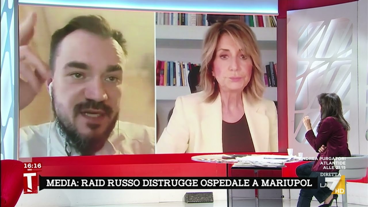 Ucraina, botta e risposta tra Vladislav Maistrouk e Tiziana Ferrario: 