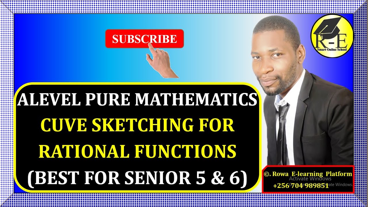 008 – ALEVEL PURE MATHEMATICS| CURVE SKETCHING FOR RATIONAL FUNCTIONS| FOR SENIOR 5 & 6