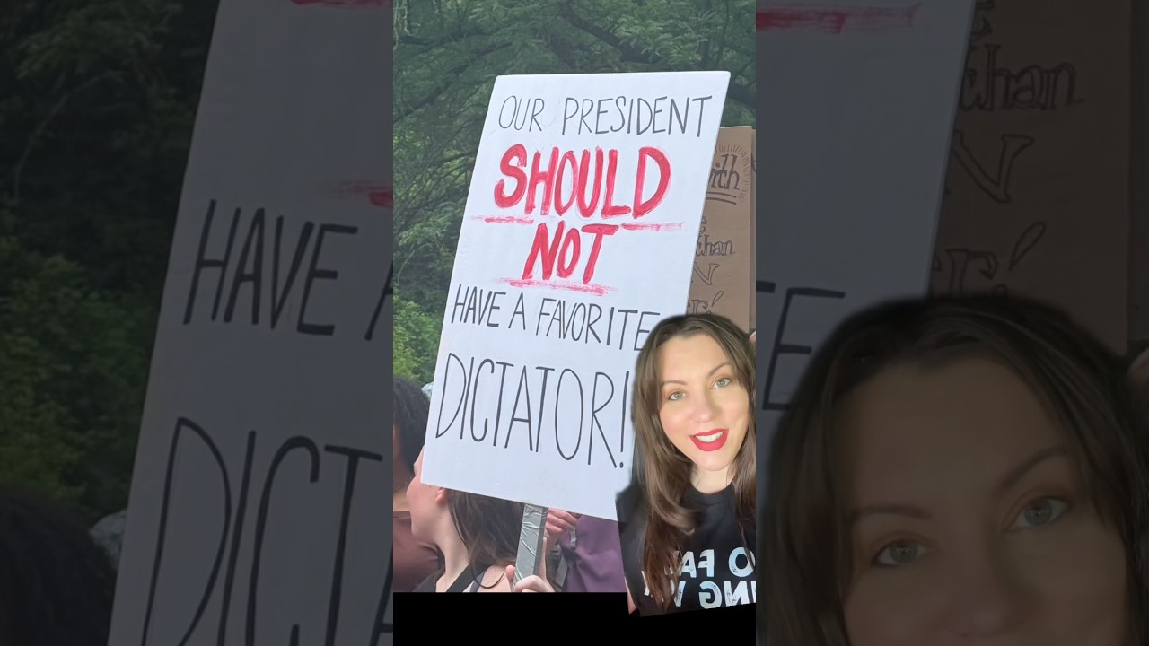 Искусство протеста &laquo;Нет королям&raquo; ✨ЛУЧШЕЕ ИЗ✨ Знаки ❤️🤍💙🇺🇸🇺🇸🥳 #политика #юмор #филадельфия #лос-ан...