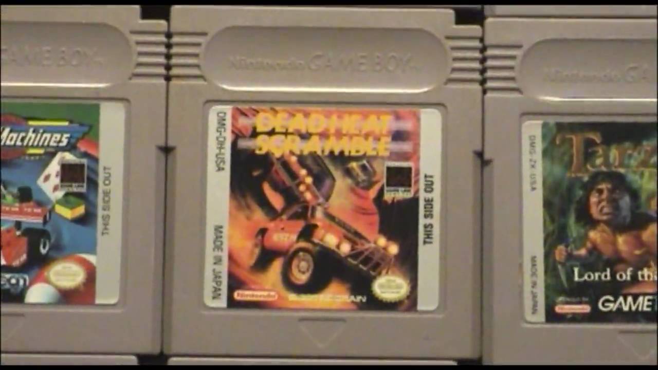 Classic Game Boy game collection. Part 1 & 2 - quite randomly ordered