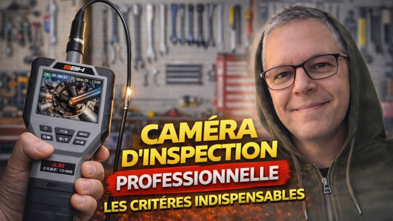 Comment bien choisir sa caméra d'inspection - J'utilise pour ça le HAUT DE GAMME  (QBH - US05 MU60)