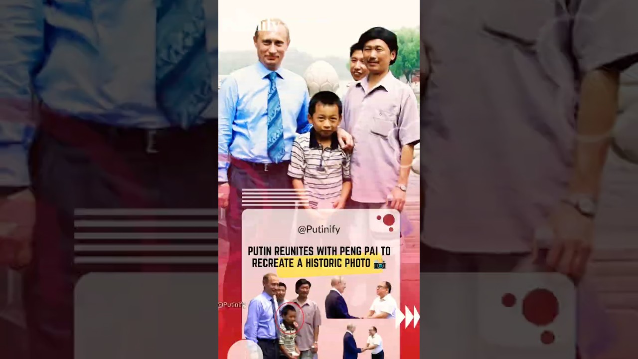Putin Recreates a Famous Photo from His 2000 China Visit 🇷🇺🇨🇳📸  #Putin #russia