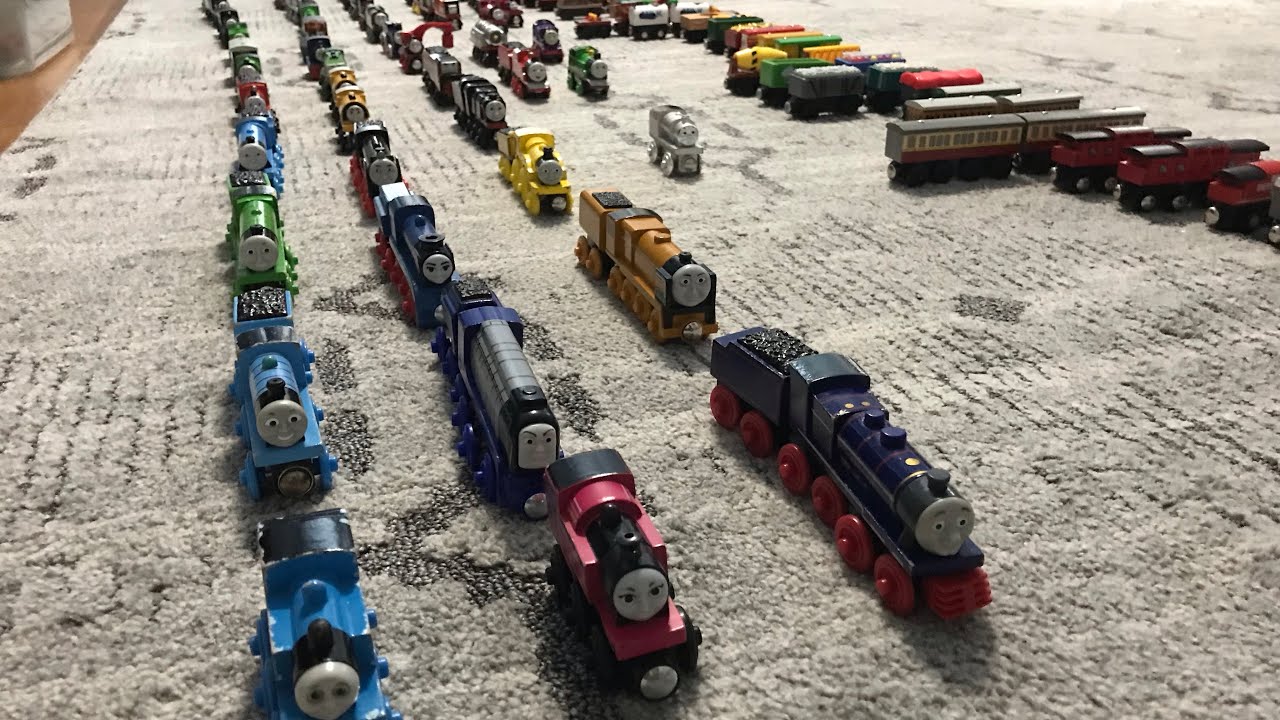 Thomas wooden railway collection video #2