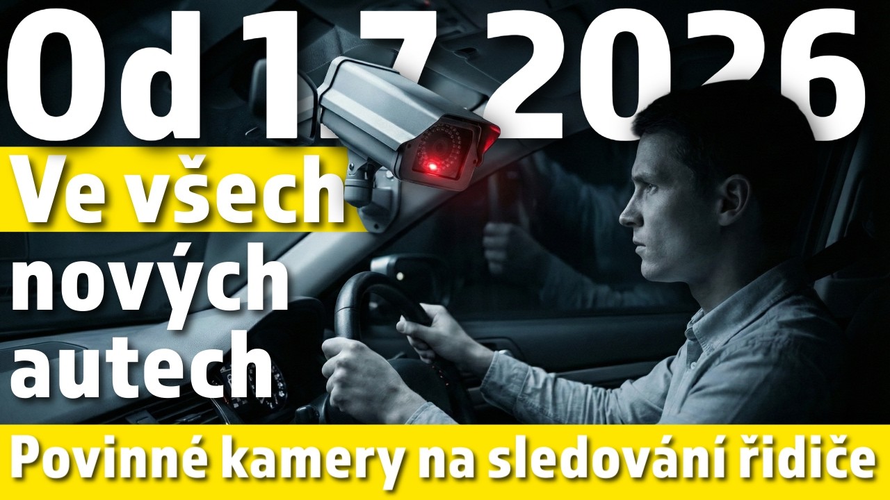 Nový auta musí mít kameru na kontrolu chování řidiče a čekají tě i senzory na přítomnost dětí