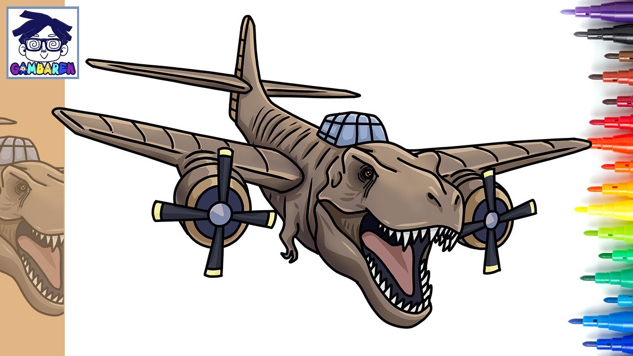 Cara Menggambar ANOMALY NUCLEIRO DINOSAURIO | Anomali | Italian Brainrot Animals | MEME | Easy