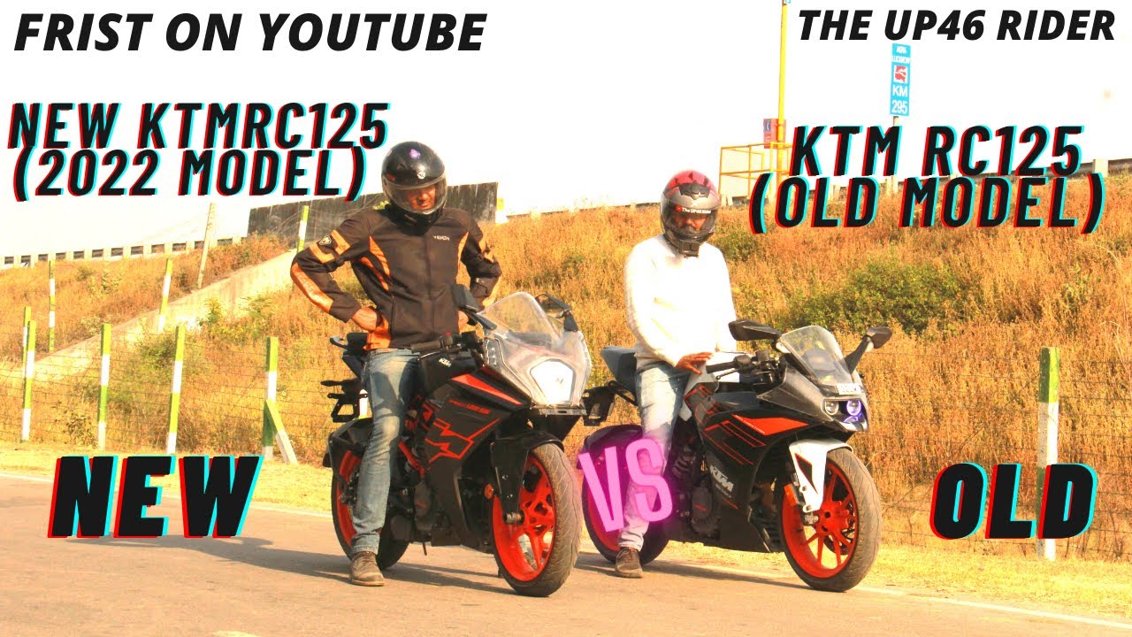 New KTM Rc125(2022 Model) vs OLD KTM Rc125 (Bs6) | Drag Race | #newktmrc125 #ktmrc125 #TheUP46Rider