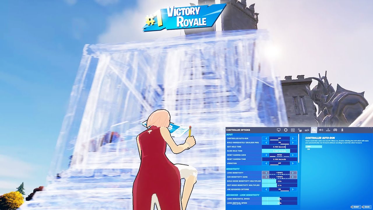New *BEST* Controller Fortnite Settings/Sensitivity LINEAR *AIMBOT* - Chapter 4 - PS5/XBOX/PC
