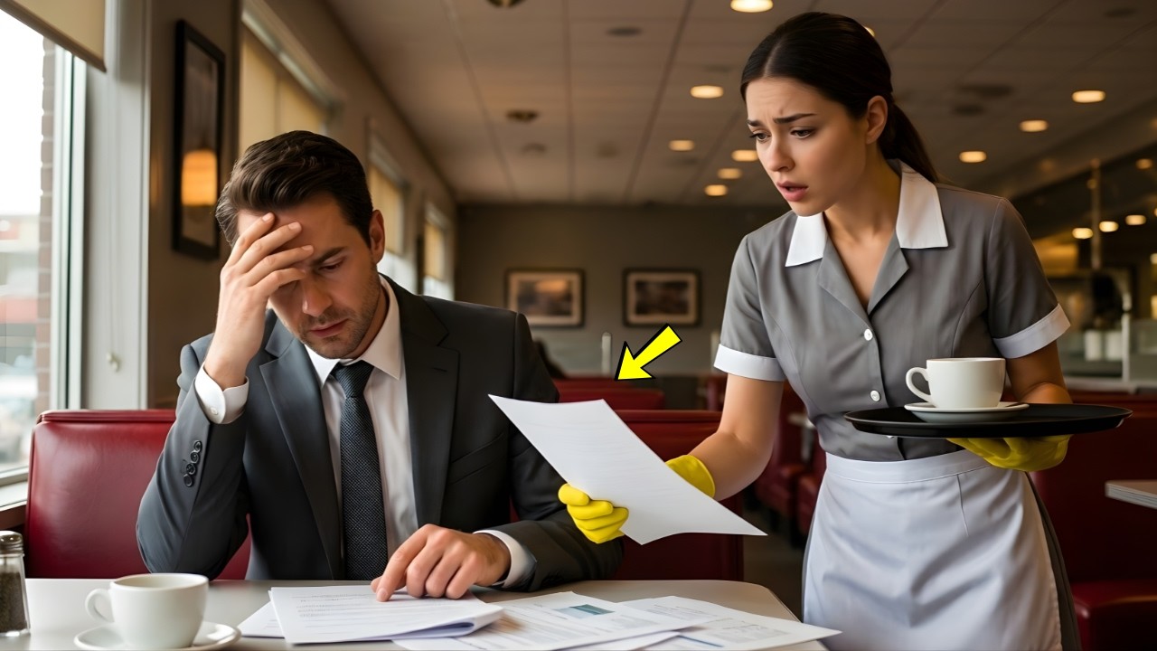 Ele pensou que tinha perdido tudo — mas a garçonete apareceu no momento mais crucial.