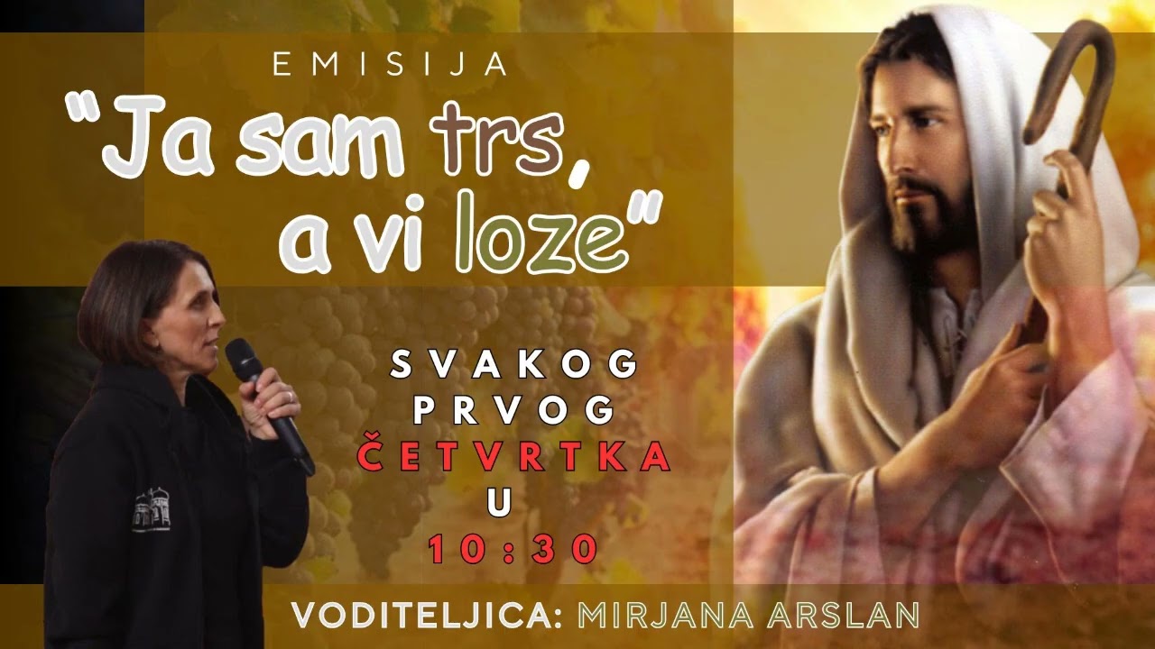 Primi ozdravljenje u susretu - Ja sam trs, a vi loze - Mirjana Arslan