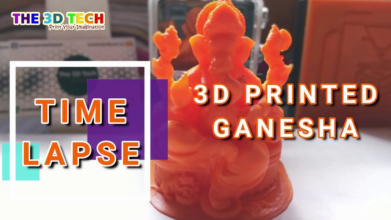 3D Printed Lord Ganesha || Time-Lapse || The 3D Tech ||Ender 3