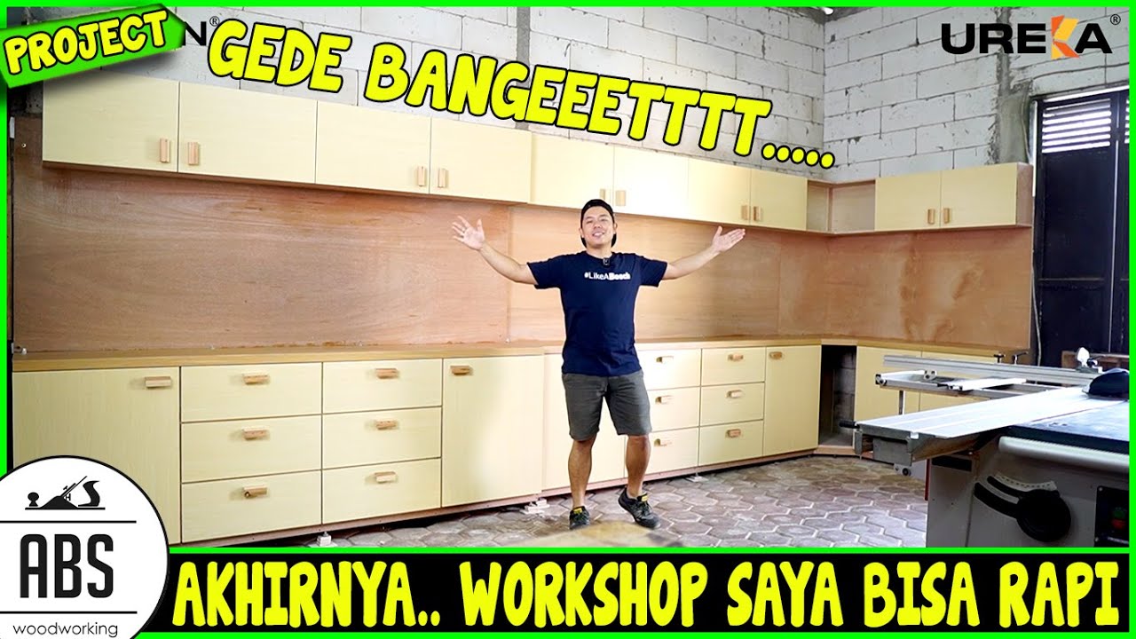 Membuat Lemari Display Super Besar Pakai HAPPAN & UREKA DECOBOARD | How To Make A Display Cabinet